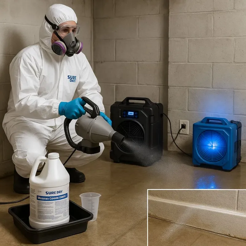 Sanitization and Odor Removal process in Burlington, IA