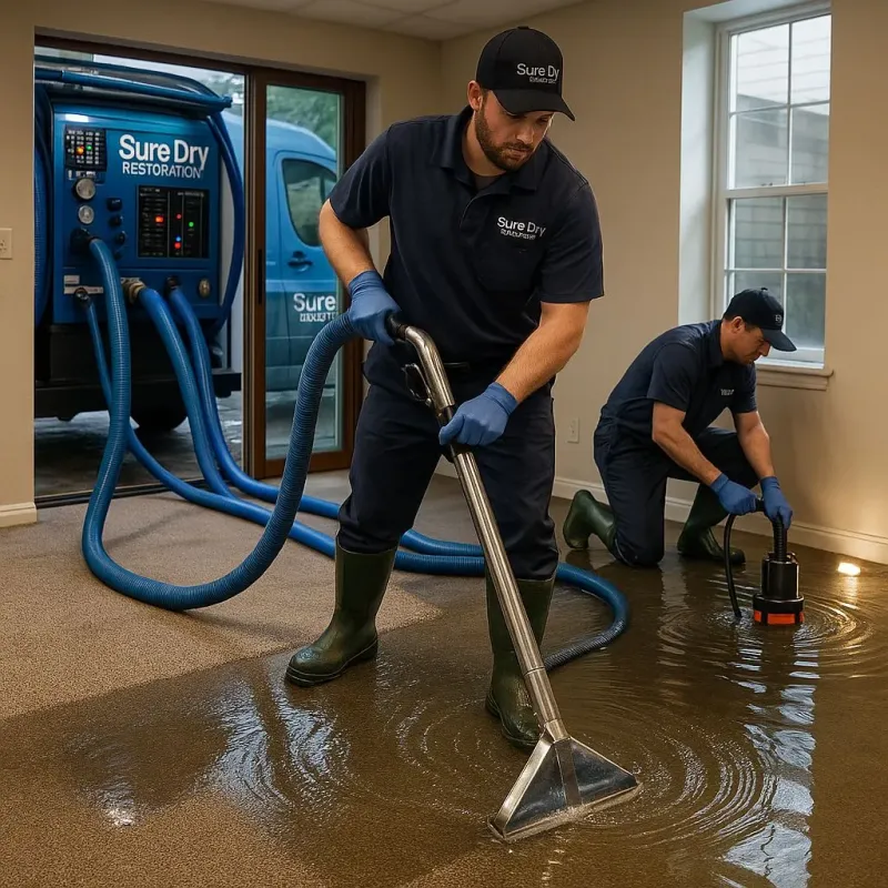 Water Extraction and Removal process in Burlington, IA